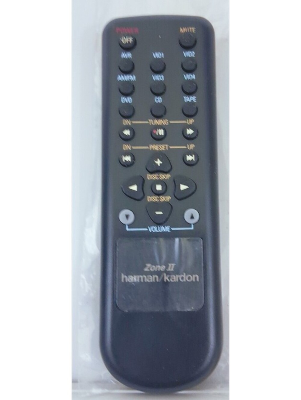 Original HARMAN/Kardon Zone II 2 Remote Control AVR310 AVR320 AVR325 AVR335